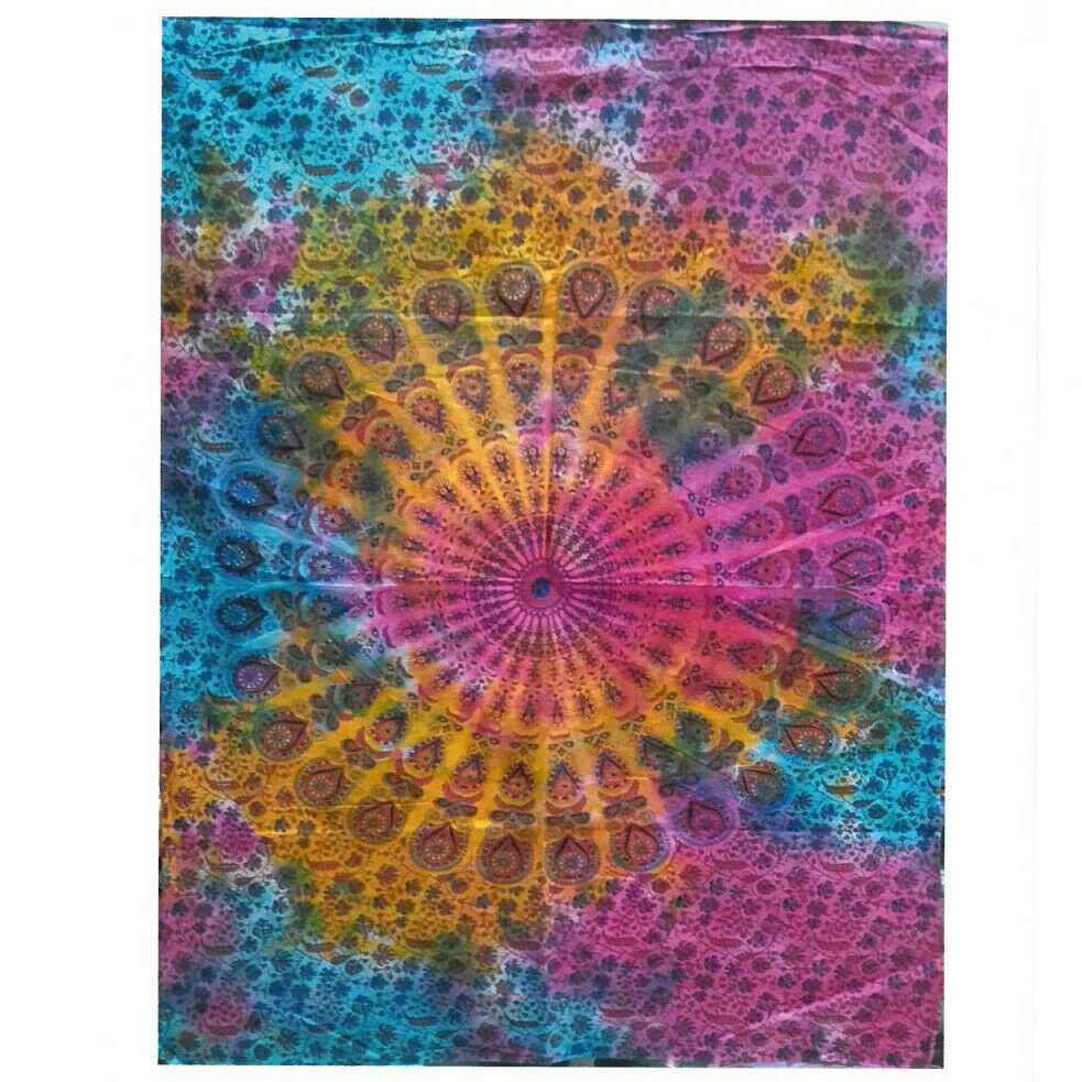 Pagan Colour hand-made Cotton WALL ART/Wall Hanging-MANDALA-Width 78cm, Height 112cm Etsy