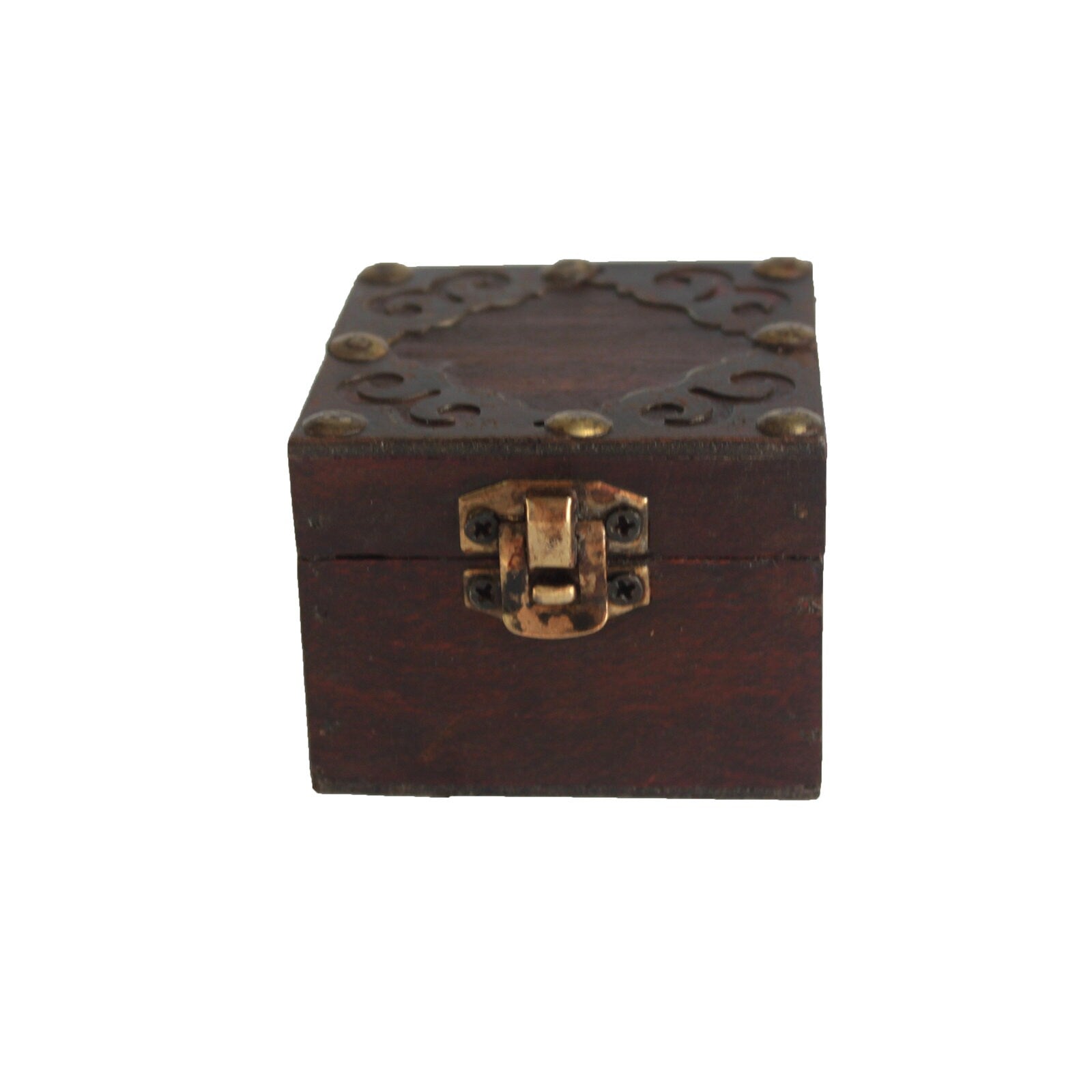 Set of 2 Gothic/STEAMPUNK Square Boxes with metal clasps-Larger box- 10x6x10 cm   Smaller box- 7x5.5x7 cm Etsy