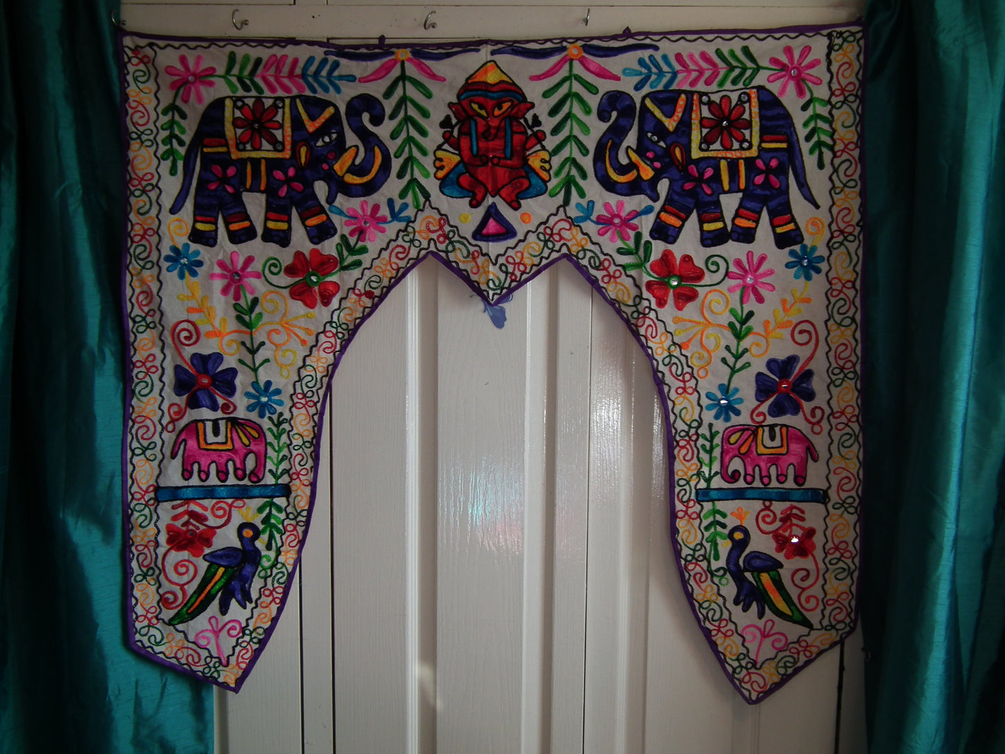 Hand-Made Wall Hanging Animal Temple-elephant 41" width/ length37"/15" drop at middle Etsy