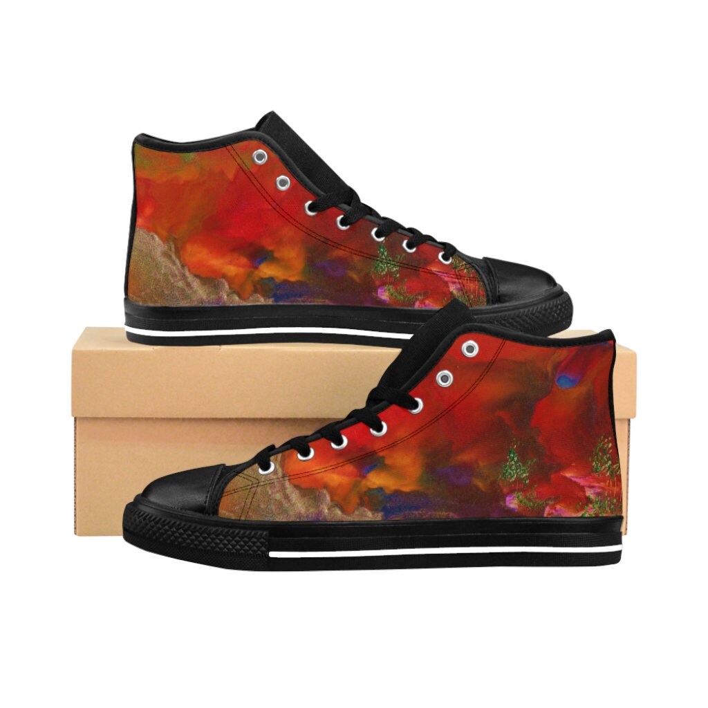 Women's High-top Sneakers Etsy