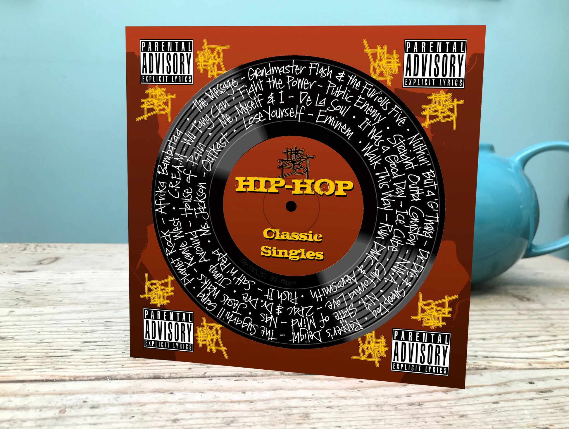 Hip-hop Hits Card /Hip-hop Greetings Card / Rap Lovers Birthday Card / Hip-hop Classics Etsy