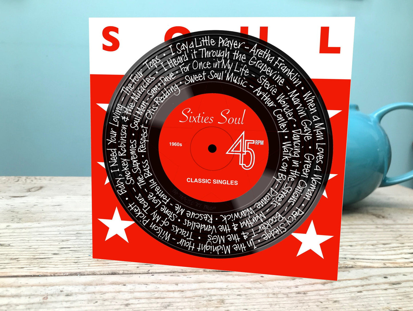 Soul Hits Card /Sixties Soul Greetings Card / Motown Soul Birthday Card / Soul Music Classics Etsy