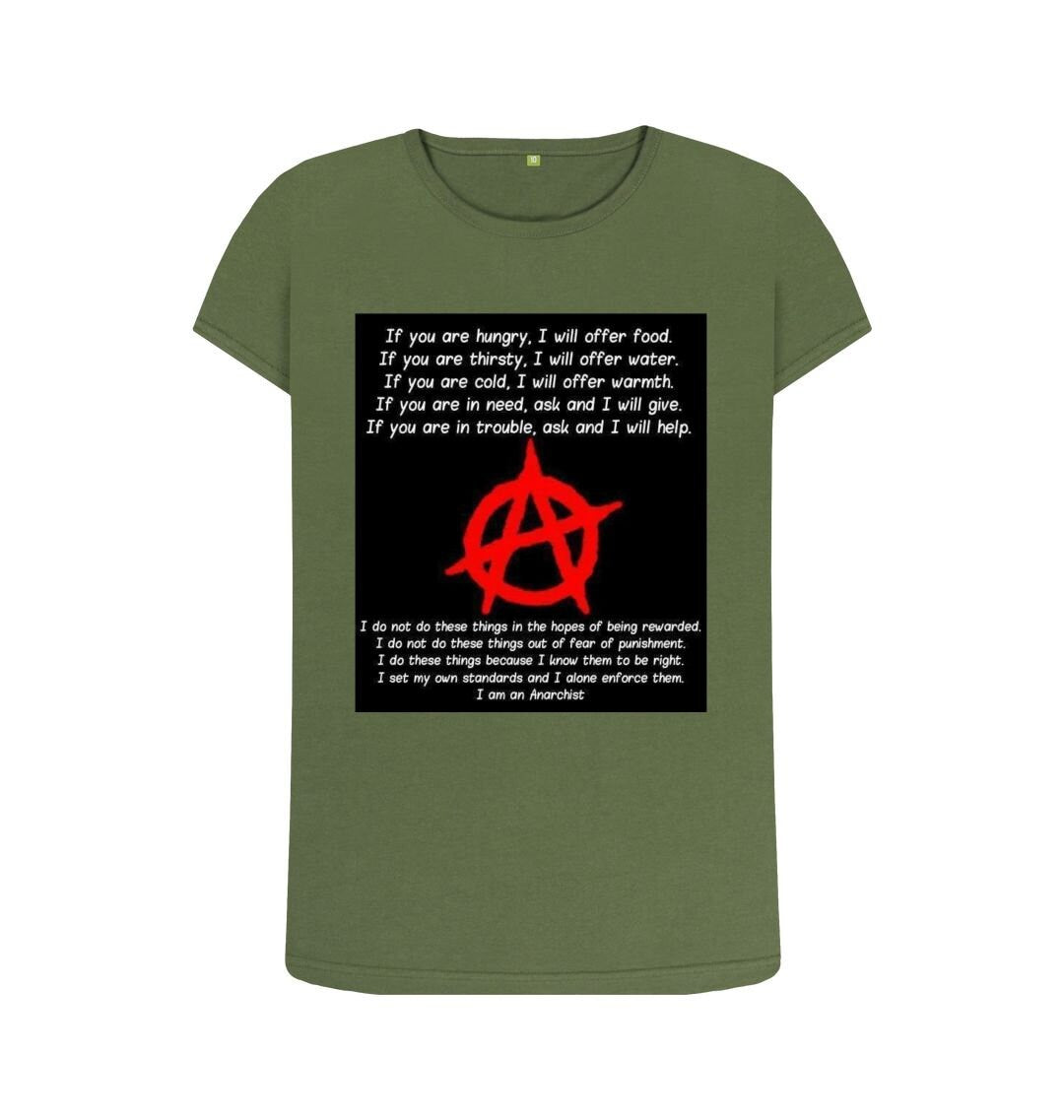 anarchist womens tee Etsy