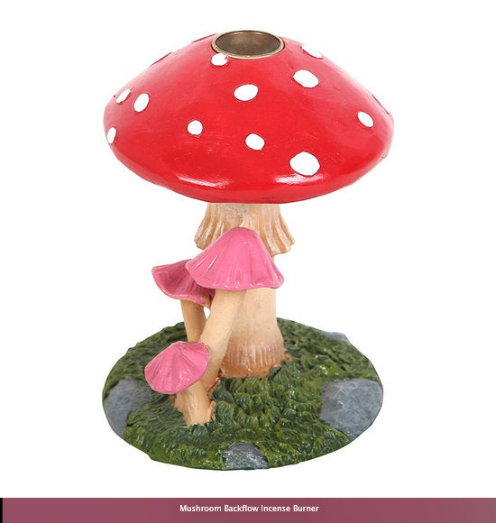 Mushroom Backflow Incense Burner- H11.5cm x W8.3cm x D8.3cm Etsy