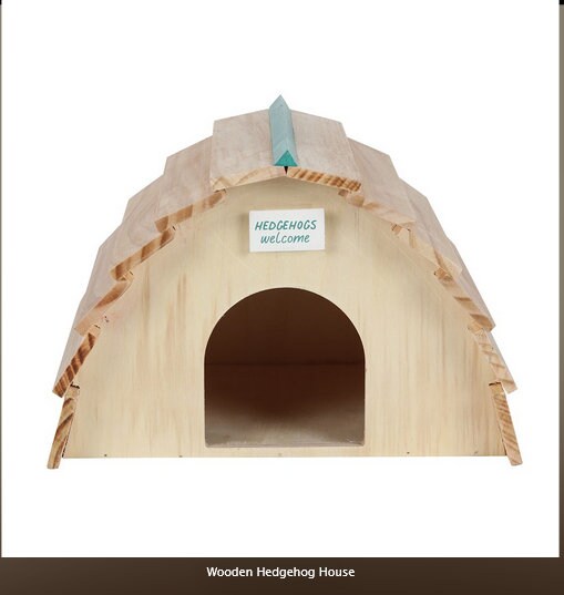 adorable wooden hedgehog houseH20.5cm x W30cm x D30cm Etsy