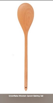 Snowflake Wooden Spoon Baking Set H28cm  W5.3cm D1.2cm Etsy