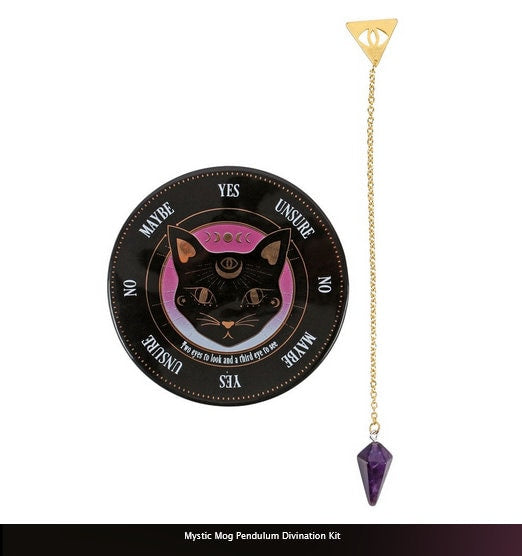 Mystic Mog Pendulum Divination Kit H6cm  W10cm  D10 Etsy