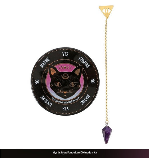 Mystic Mog Pendulum Divination Kit H6cm  W10cm  D10 Etsy