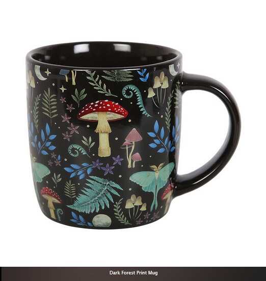 Dark Forest Print Mug H9.2cm x W12.2cm x D8.7cm Etsy