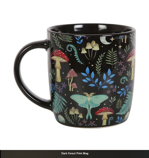 Dark Forest Print Mug H9.2cm x W12.2cm x D8.7cm Etsy