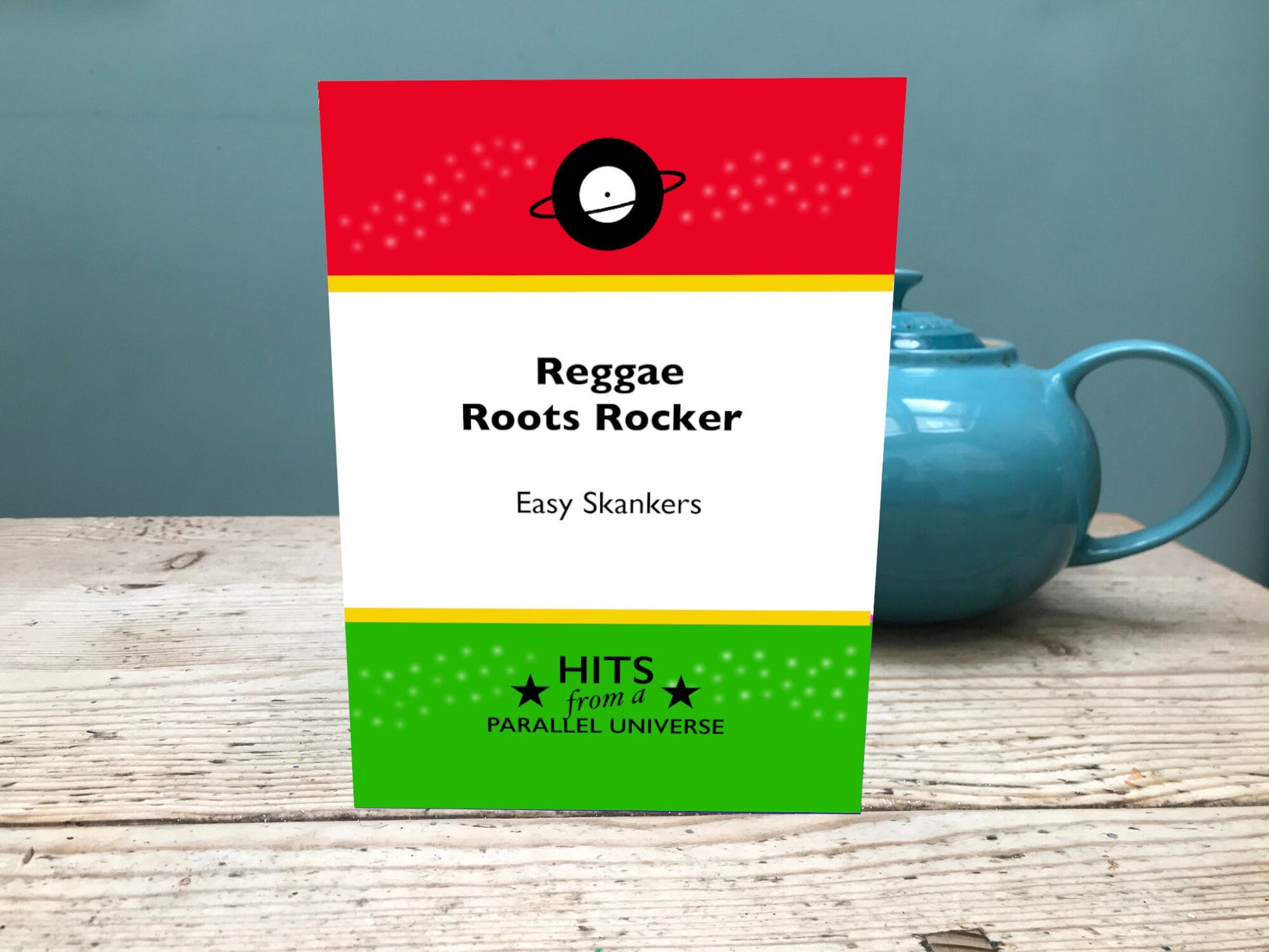 Reggae Roots Rockers exclusive, hand-made, original greeting card.Rectangular Greeting Card - 125.8mm x 175.0mm Etsy