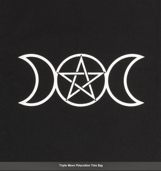 Pentagram Polycotton Tote Bag  H40cm  W35cm  D1cm Etsy