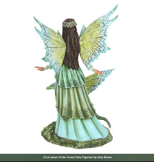 22cm Jewel of the Forest Fairy Figurine by Amy Brown, high-quality collectible,   Intricately sculpted, hand-painted and cast in resin Etsy