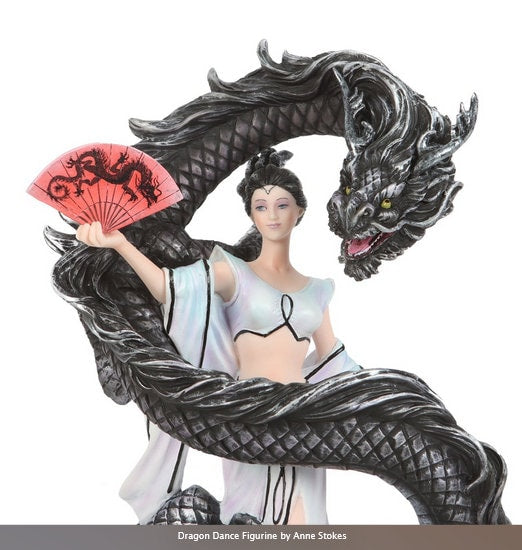 Dragon Dance Figurine by Anne Stokes,H26.5cm x W17cm x D13cm hand-painted,intricately crafted, collectible ,dragon, Etsy