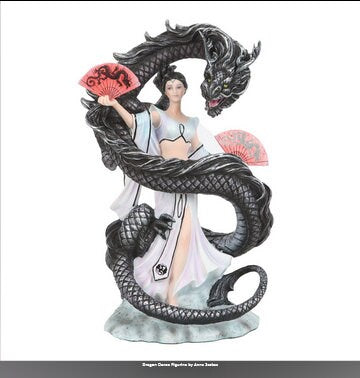 Dragon Dance Figurine by Anne Stokes,H26.5cm x W17cm x D13cm hand-painted,intricately crafted, collectible ,dragon, Etsy