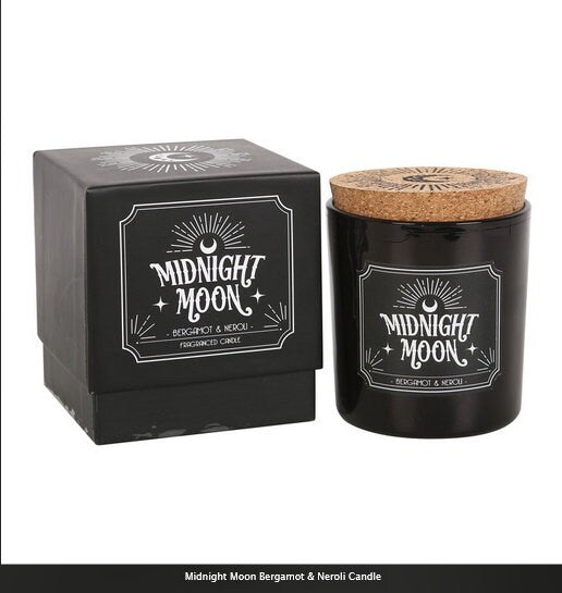 Midnight Moon Bergamot & Neroli Candle Etsy