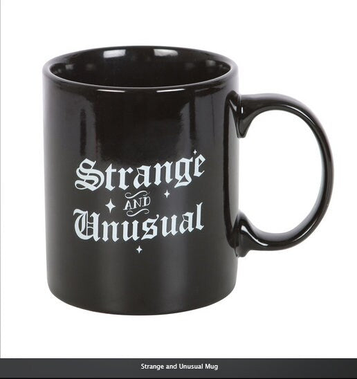 Strange and Unusual Mug black witchy goth  H9.5cm x W12cm x D8.2cm Etsy