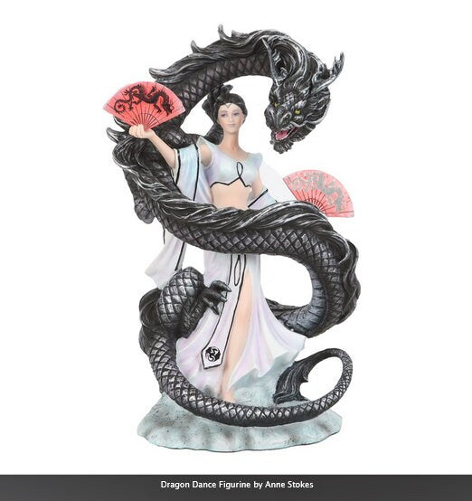 Dragon Dance Figurine by Anne Stokes,H26.5cm x W17cm x D13cm hand-painted,intricately crafted, collectible ,dragon, Etsy