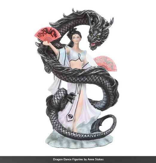 Dragon Dance Figurine by Anne Stokes,H26.5cm x W17cm x D13cm hand-painted,intricately crafted, collectible ,dragon, Etsy