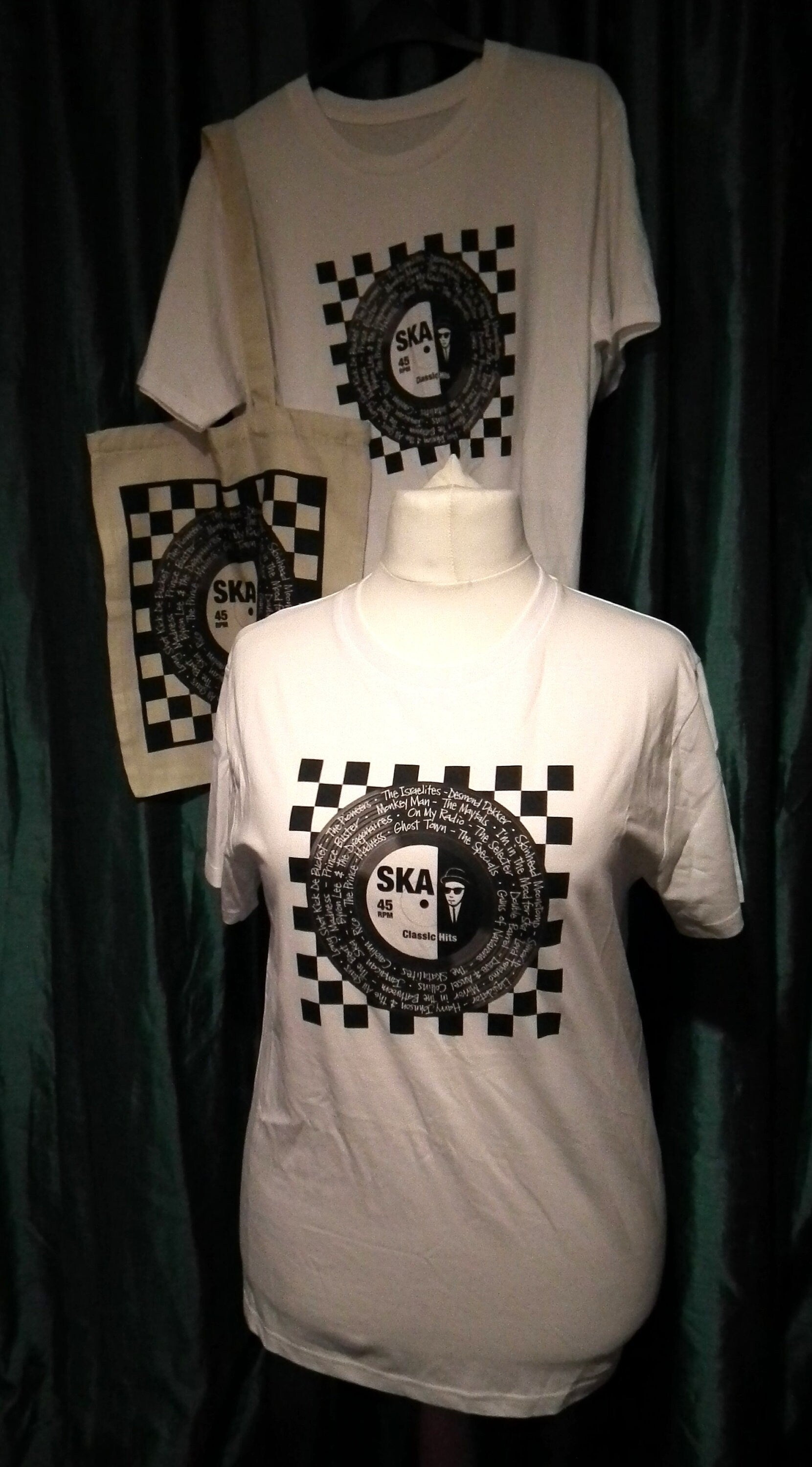 exclusive Ska HIts TeeSHirt-white-cotton Etsy