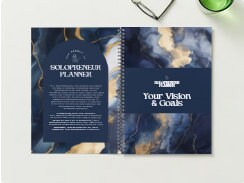 The Essential SoloPreneur Planner-printable/ digital download-210 pages Etsy