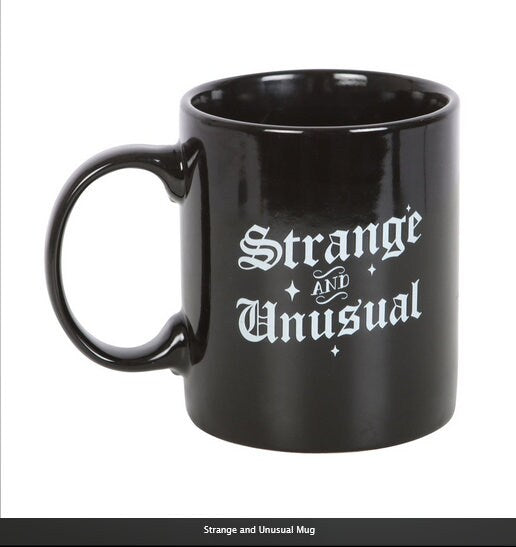 Strange and Unusual Mug black witchy goth  H9.5cm x W12cm x D8.2cm Etsy