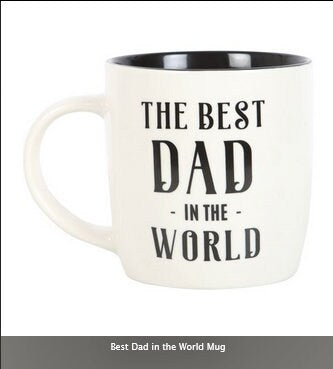 Best Dad in the World Mug white H9cm x W12cm x D8.7cm Etsy