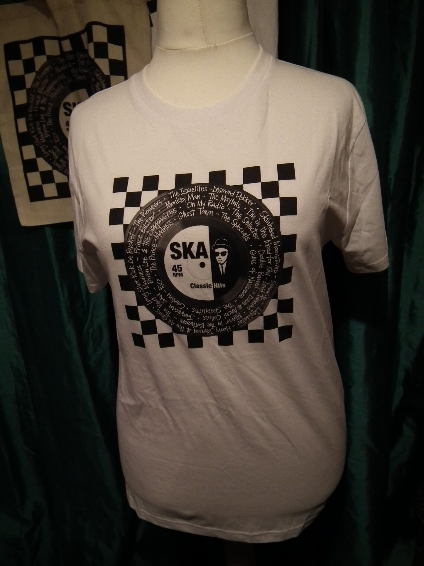 exclusive Ska HIts TeeSHirt-white-cotton Etsy