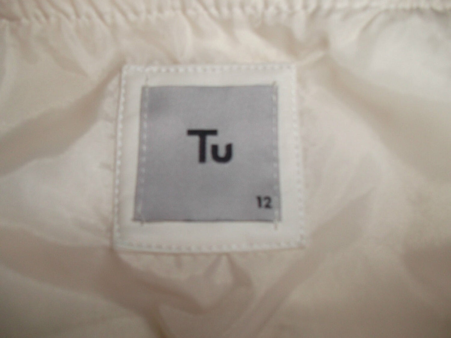 Vintage Size 12 "Tu" Label, Cream soft leather biker style jacket-top quality Etsy