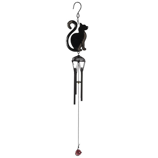 Black Cat Profile Windchime N/A