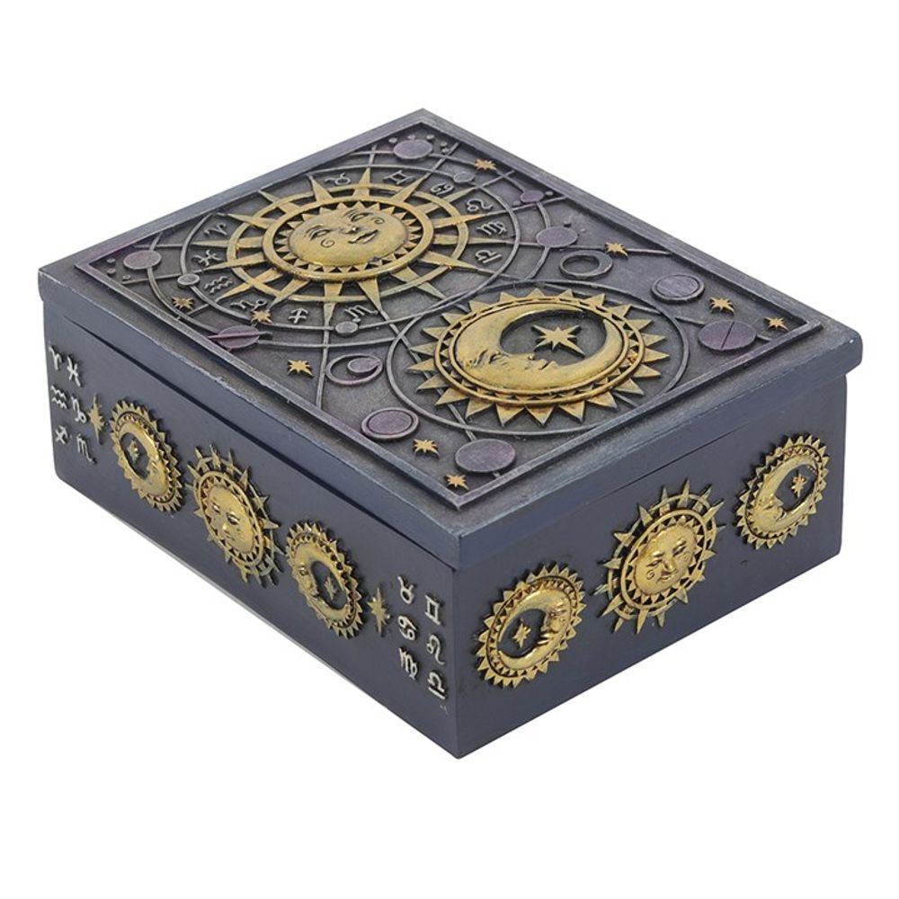 Sun and Moon Resin Storage Box N/A