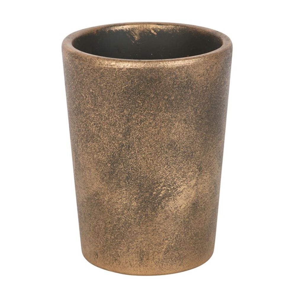 Tree of Life Bronze Terracotta Plant Pot by Lisa Parker N/A