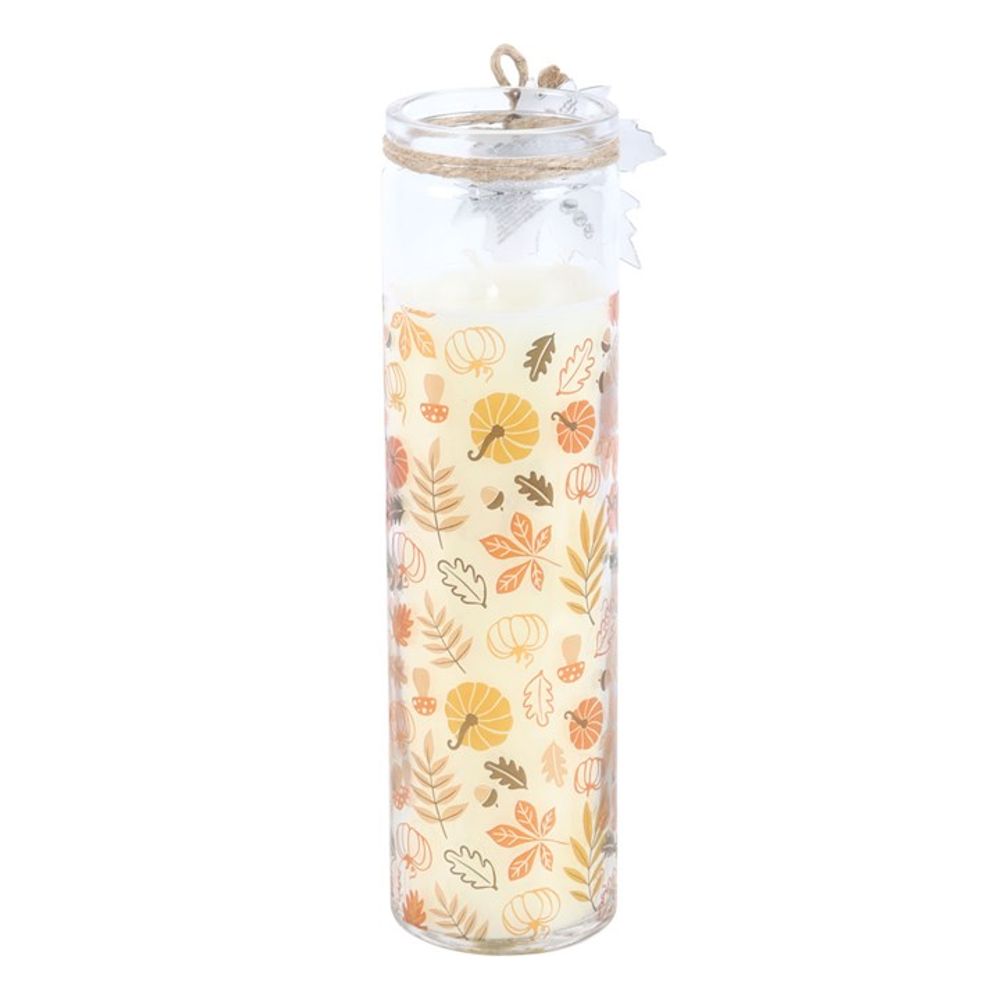 Autumn Leaves Pumpkin Spice Tube Candle N/A