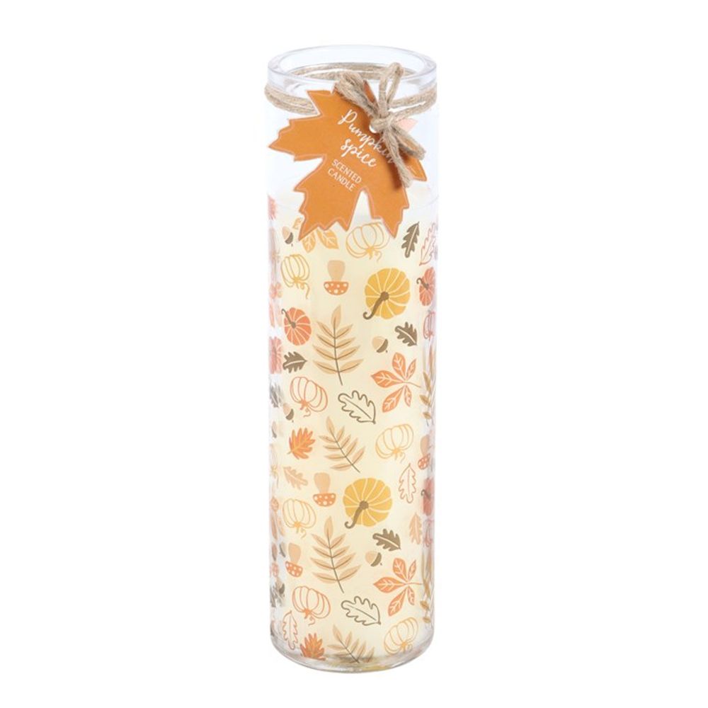 Autumn Leaves Pumpkin Spice Tube Candle N/A