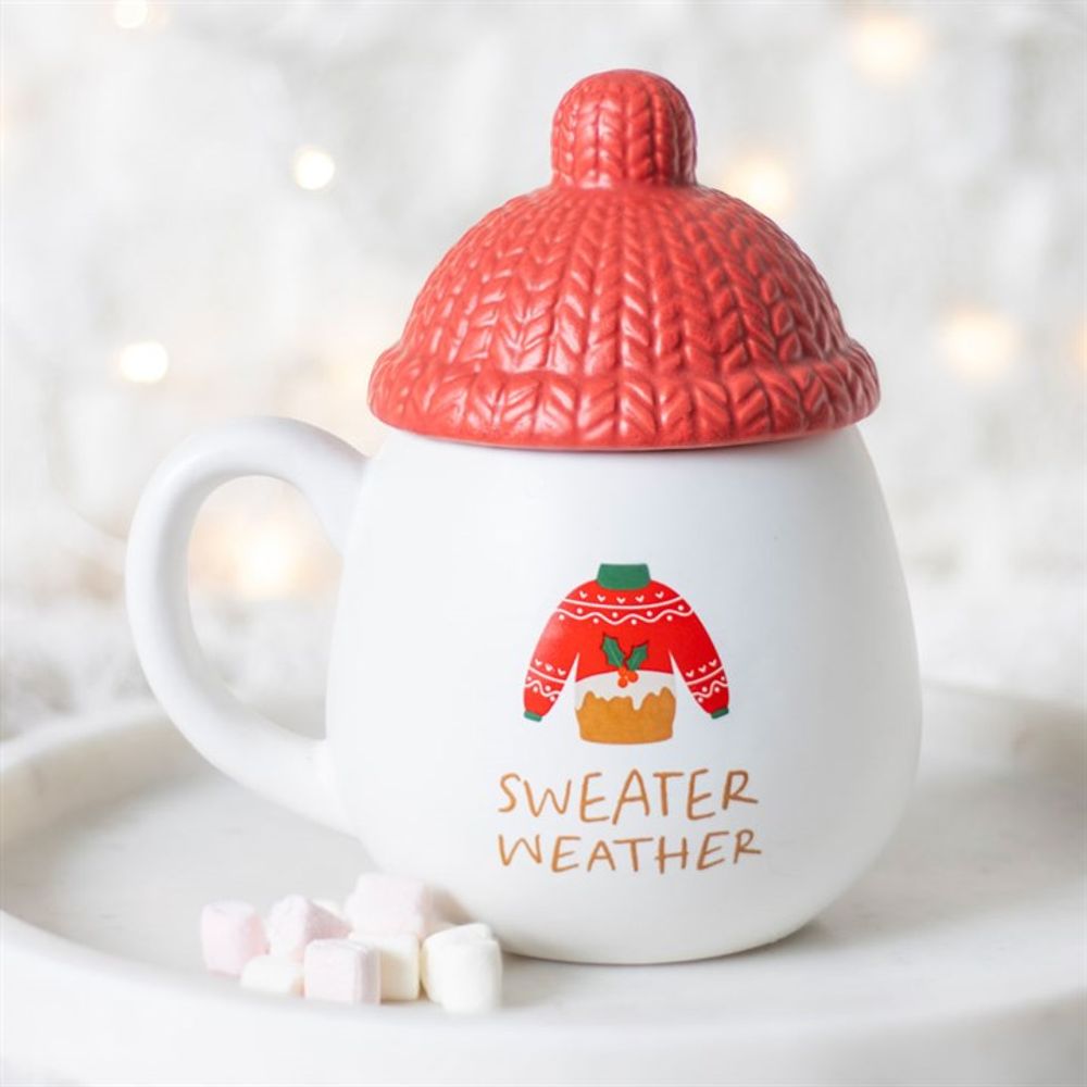 Sweater Weather Lidded Mug N/A