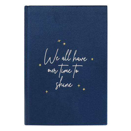 Crescent Moon Velvet Notebook N/A