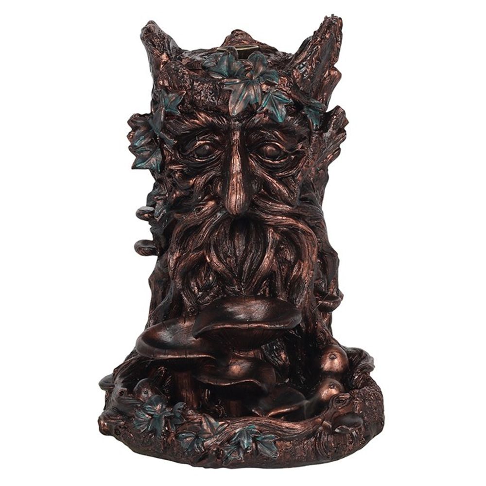 Bronze Effect Tree Man Backflow Incense Burner N/A