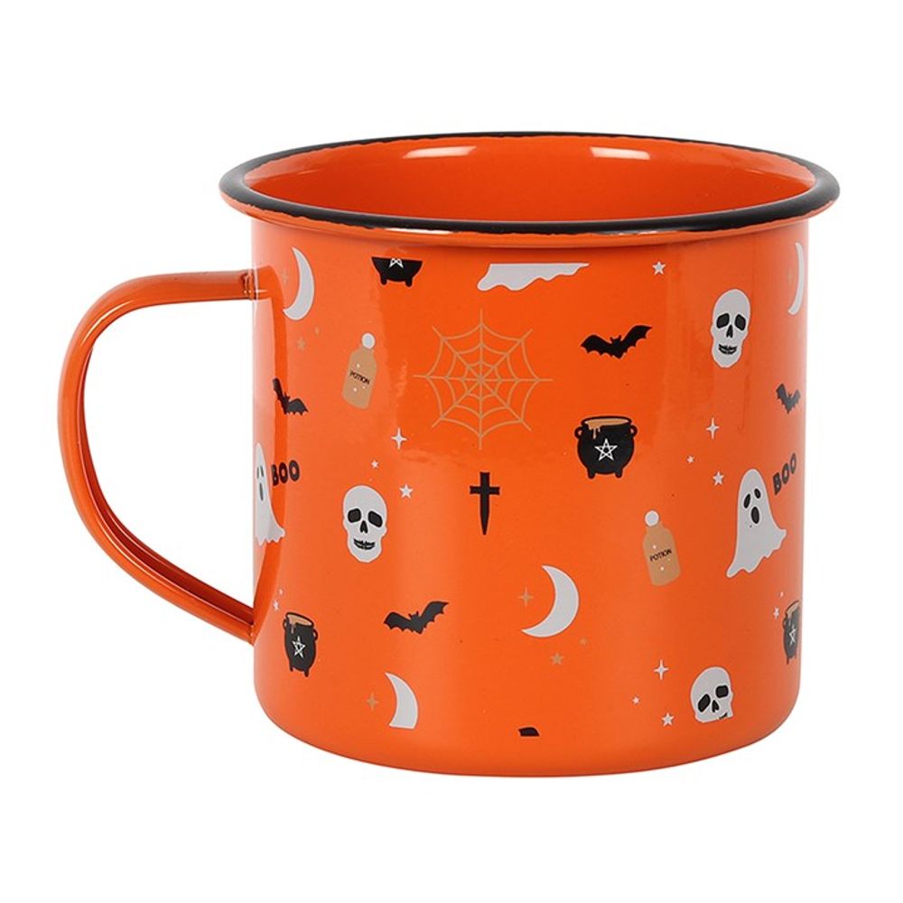 Halloween Print Enamel Mug N/A