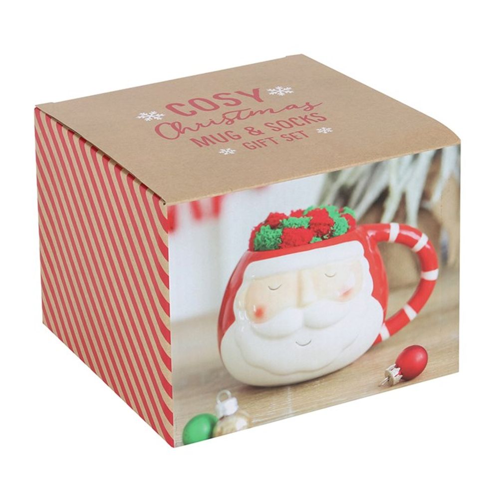 Santa Mug and Socks Set N/A