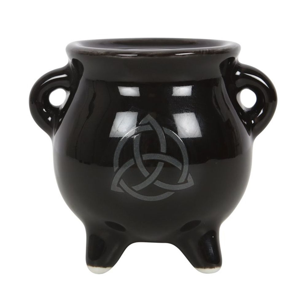 Triquetra Cauldron Ceramic Incense Holder N/A