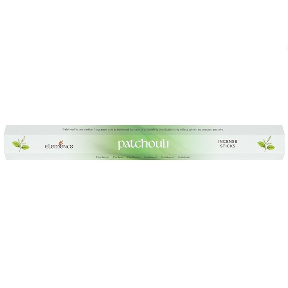 Set of 6 Packets of Elements Patchouli Incense Sticks N/A