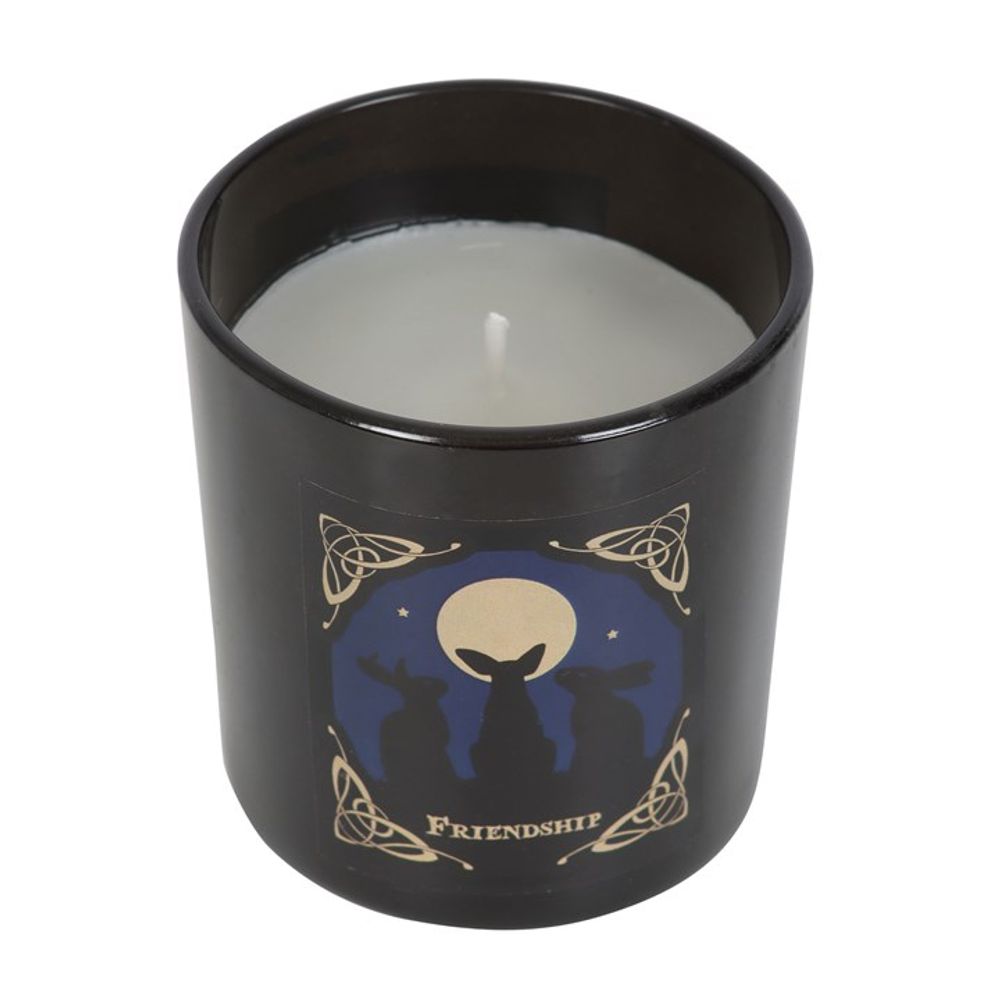 'Moon Gazing Hares' Friendship Candle by Lisa Parker N/A