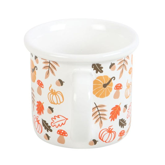 Autumn Leaves and Pumpkins Mug N/A