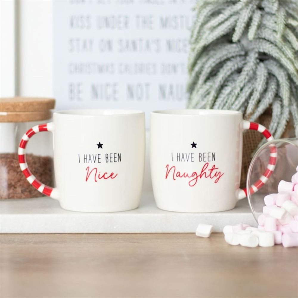 Naughty and Nice Couples Mug Set N/A