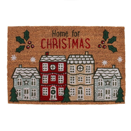 Natural Home For Christmas Doormat N/A