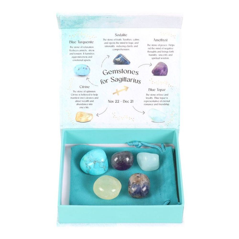 Sagittarius Crystal Tumblestone Set N/A