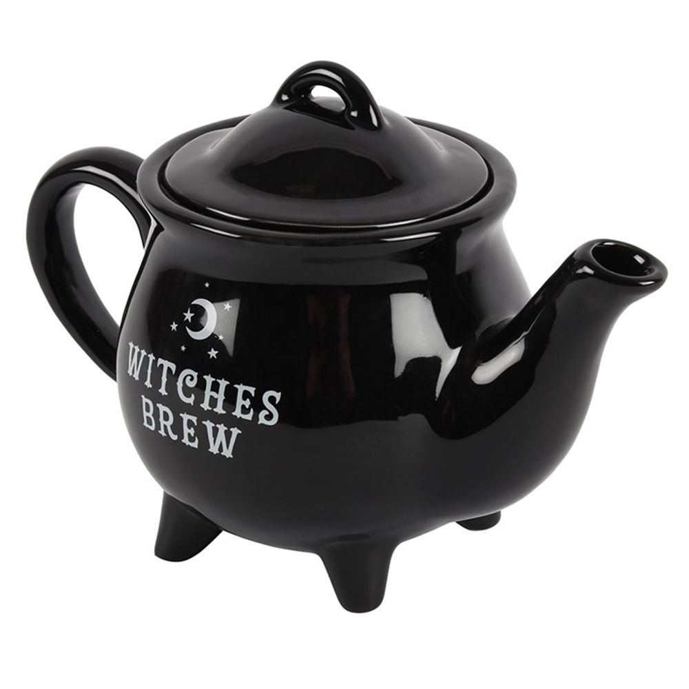 Witches Brew Black Ceramic Tea Pot N/A