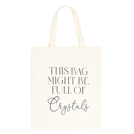 Full of Crystals Polycotton Tote Bag N/A