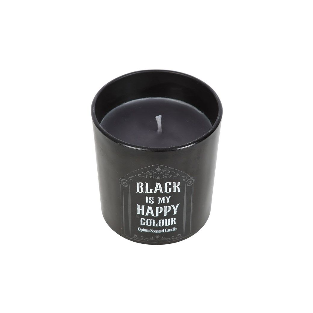 Black is My Happy Colour Opium Candle N/A