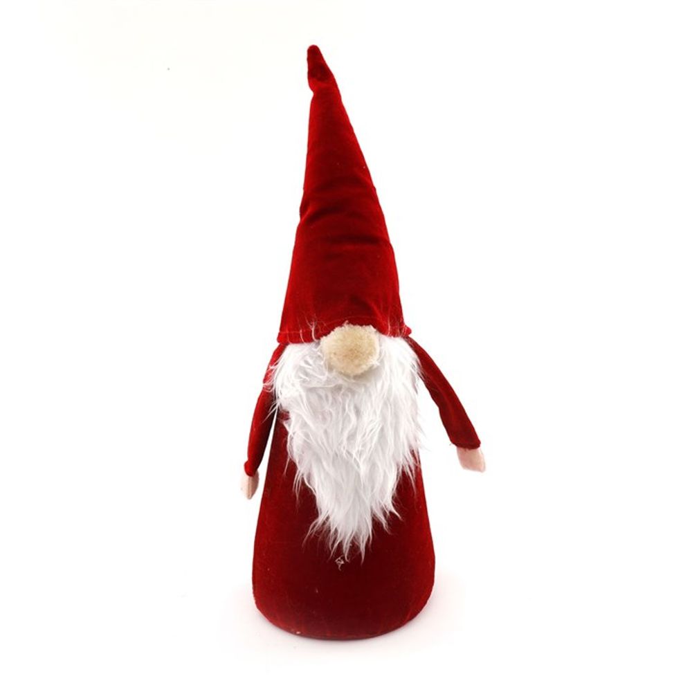 38cm Red Velvet Standing Christmas Gonk N/A